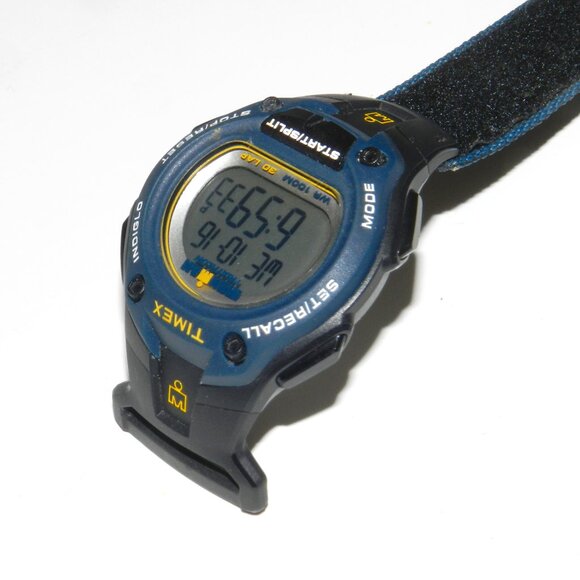Timex Ironman Watch Digital Chronograph Alarm Timer T5K413 Nylon Self Latch Band - Picture 6 of 6